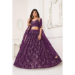 Picture of Enticing Net Purple Lehenga Choli