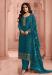 Picture of Silk Midnight Blue Straight Cut Salwar Kameez