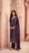 Picture of Silk Dark Olive Green Straight Cut Salwar Kameez