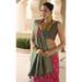 Picture of Comely Silk Brown Saree