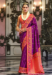 Picture of Charming Silk Purple Saree