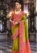 Picture of Good Looking Silk Golden Rod Saree