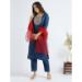 Picture of Magnificent Cotton Midnight Blue Readymade Salwar Kameez