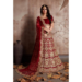 Picture of Exquisite Chiffon Dark Red Lehenga Choli