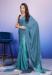 Picture of Classy Satin & Silk Cadet Blue Saree