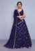 Picture of Sublime Silk Midnight Blue Lehenga Choli