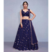 Picture of Sublime Silk Midnight Blue Lehenga Choli