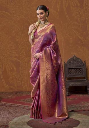 Picture of Graceful Silk Brown Saree