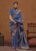 Picture of Lovely Silk Dark Slate Blue Saree