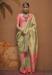 Picture of Graceful Silk Dark Khaki Saree