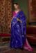 Picture of Admirable Satin & Silk Navy Blue Saree