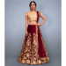 Picture of Charming Silk Maroon Lehenga Choli