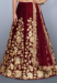 Picture of Charming Silk Maroon Lehenga Choli