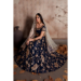 Picture of Pleasing Silk Midnight Blue Lehenga Choli