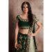 Picture of Comely Silk Forest Green Lehenga Choli