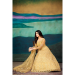 Picture of Statuesque Net Khaki Anarkali Salwar Kameez