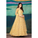 Picture of Statuesque Net Khaki Anarkali Salwar Kameez