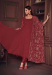 Picture of Shapely Georgette Maroon Anarkali Salwar Kameez