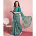 Picture of Ideal Linen Cadet Blue Saree