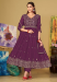 Picture of Bewitching Georgette Purple Anarkali Salwar Kameez