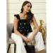 Picture of Magnificent Cotton Black Kurtis & Tunic