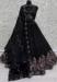 Picture of Gorgeous Chiffon Black Lehenga Choli