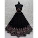 Picture of Gorgeous Chiffon Black Lehenga Choli