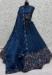 Picture of Radiant Chiffon Midnight Blue Lehenga Choli