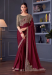 Picture of Enticing Chiffon & Satin & Silk Maroon Saree