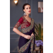 Picture of Appealing Chiffon & Satin & Silk Purple Saree