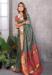 Picture of Bewitching Silk Dark Slate Grey Saree