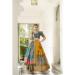 Picture of Statuesque Silk Orange Lehenga Choli