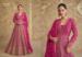 Picture of Resplendent Georgette Rosy Brown Anarkali Salwar Kameez