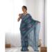 Picture of Sightly Chiffon Dark Slate Grey Saree