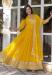 Picture of Comely Georgette Dark Golden Rod Readymade Gown