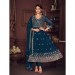 Picture of Georgette Midnight Blue Anarkali Salwar Kameez