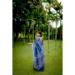 Picture of Alluring Cotton Midnight Blue Saree