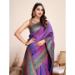 Picture of Sublime Silk Medium Purple Saree