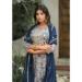 Picture of Magnificent Cotton Steel Blue Readymade Salwar Kameez