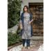 Picture of Magnificent Cotton Steel Blue Readymade Salwar Kameez