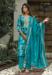 Picture of Cotton Light Sea Green Readymade Salwar Kameez