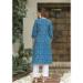 Picture of Excellent Cotton Steel Blue Kurtis & Tunic