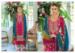 Picture of Chiffon & Silk Crimson Straight Cut Salwar Kameez