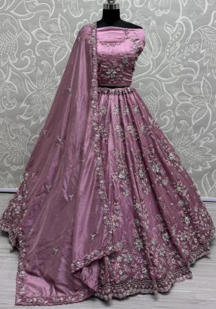 Picture of Grand Chiffon Rosy Brown Lehenga Choli