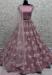 Picture of Fascinating Net Rosy Brown Lehenga Choli