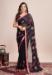 Picture of Gorgeous Georgette Black Saree