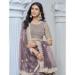 Picture of Marvelous Net Dim Gray Lehenga Choli