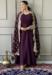 Picture of Statuesque Georgette Brown Readymade Salwar Kameez