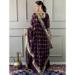 Picture of Statuesque Georgette Brown Readymade Salwar Kameez