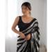 Picture of Good Looking Georgette Black Saree